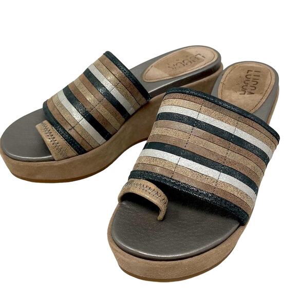 Lucca Leanore Platform Sandals - Picture 1 of 9